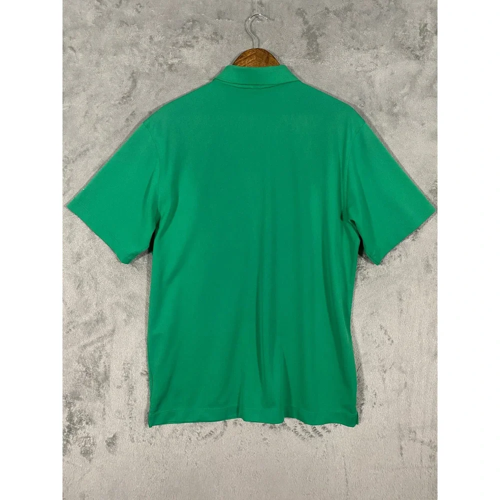 Nike Polo Shirt Sz L Kelly Green Nike Golf Dri-FIT Short Sleeve Solid Activewear
